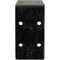 Ekena Millwork Embrey Steel Bracket, Antiqued Silver 2"W x 6"D x 3 3/4"H BKTM02X06X03EBASV - alternate 5